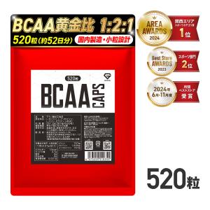 【15％OFFクーポン配布中】グロング BCAA 必須アミノ酸 カプセル 520粒 分岐鎖アミノ酸 バリン ロイシン イソロイシン GronG｜grong