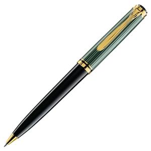 Pelikan ペリカン ボールペン 油性 緑縞 K800 正規輸入品