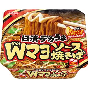 日清食品 デカうま Wマヨソース焼そば 153g ×12個｜gronlinestore