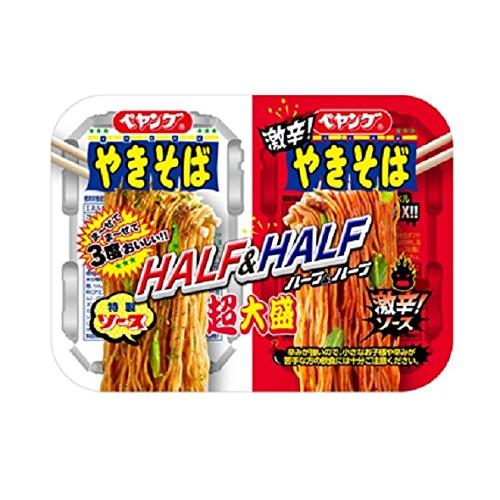 まるか ペヤング 超大盛やきそば ハーフ&amp;ハーフ激辛 235g×12個