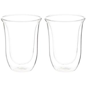 DeLonghi Double Walled Thermo Latte Glasses Set of 2  並行輸入品｜gronlinestore