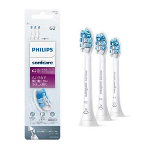 (正規品)フィリップス ソニッケアー 電動歯ブラシ 替えブラシ 歯ぐきケア G2 ガムプラス レギュラー ホワイト 3本 (9ヶ月分) HX90｜gronlinestore