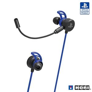 PS5動作確認済 ホリゲーミングヘッドセット インイヤー for PlayStationR4 ブルー SONYライセンス商品