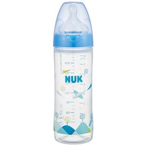 NUK ヌーク プレミアムチョイススリムほ乳びん(プラスチック製) ひこうき 250ml 0ヵ月から イヤがらずに飲める おっぱいに近いほ乳びん｜gronlinestore