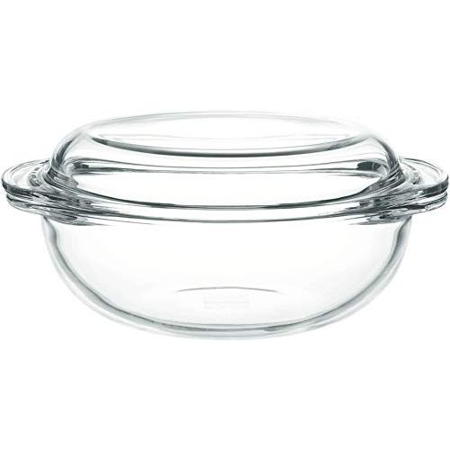 iwaki(イワキ) 耐熱ガラス グラタン皿 キャセロール 24×20×10cm 1.5L B683