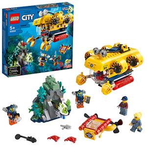 レゴ(LEGO) シティ 海の探検隊 深海底・水中探査潜水艦 ダイビングアドベンチャー 男の子 5才以上向けおもちゃ 60264の商品画像