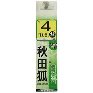 がまかつ(Gamakatsu) 糸付 秋田狐 フック 茶 4号-ハリス0.6 釣り針｜gronlinestore