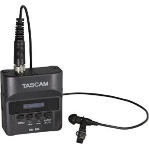 TASCAM(タスカム) DR-10L ピンマイクレコーダー 黒 Youtube 音声収録 インターネット配信 ポッドキャスト 動画撮影 Vlo