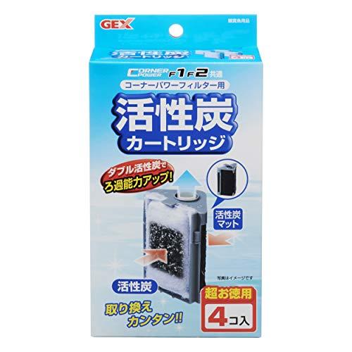 ジェックス GEX AQUA FILTER コーナーパワーフィルター用活性炭カートリッジ 活性炭+ハ...