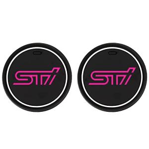 STI スバル ノンスリップ コースター レヴォーグ レガシィ フォレスター インプレッサスポーツ XV B4 BRZ G4 ドリンクホルダー用｜gronlinestore