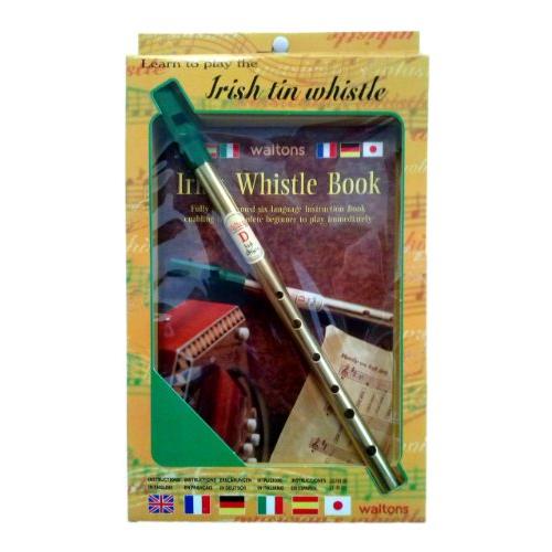 Waltons ティンホイッスル ブラス D管 6か国語対応説明書付(日本語対応) 1504