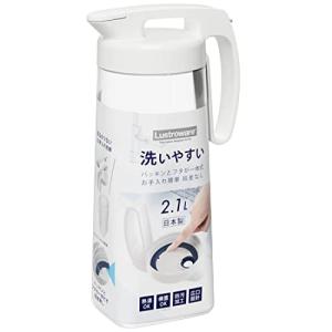 岩崎工業 冷水筒 2.1L シームレスピッチャー K-1286 W 熱湯可 日本製 ホワイト｜gronlinestore