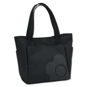 マリークワント MARY QUANT(マリクワ)(マリークアント) デイジーシンプルポケット トート（ブラック） H29×W38×D16cm｜gronlinestore