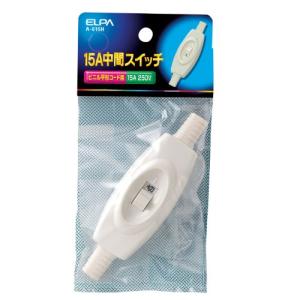 エルパ(ELPA) 中間スイッチ 250V/15A ホワイト A-615H｜gronlinestore