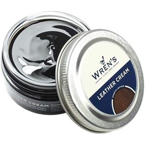 ウレンズ  シューケア製品 Wren's レザークリーム 118 ブラック(黒色) 50ml｜gronlinestore