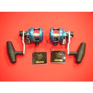 オクマ カバラ 2スピード 限定ブルー&T型ノブ 5N-II-TB & 5N-IILX-TB okuma CAVALLA CAV-5NII CAV-5NIILX｜grooveonthesea