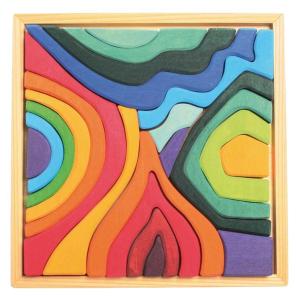 グリムス社 木のおもちゃ ドイツ製 即日出荷 ｇｒｉｍｍｓ 木製エレメントブロック 小 カラフル 木製玩具 積木 積み木 知育玩具