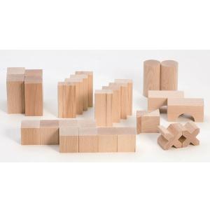 ドイツ製 木のおもちゃセレクタ社 積木スターターセット小 28pcd 積み木 木製玩具 知育