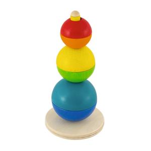 ドイツ製 木製玩具 セレクタ社 Selecta 知育玩具 木のおもちゃ 人気激安 スタッキングボールタワー