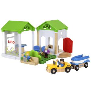 Brio ブリオ 木のおもちゃ Village ヴィレッジ 知育玩具 年中無休 組み換え 家 サマーハウス フィギュア