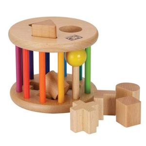 木のおもちゃ パズルボックス 形合わせ ６種類 毎日がバーゲンセール 知育玩具 木製玩具 カラフル