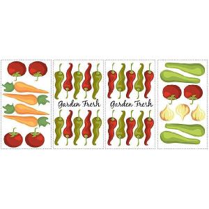 ウォールステッカー ルームメイツ Roommates ガーデンフレッシュ 野菜 壁紙インテリアシール 壁飾り インテリア雑貨 模様替え