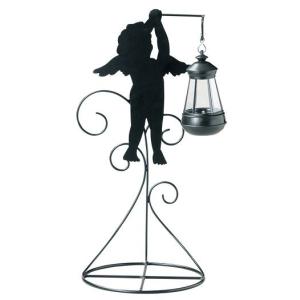 ガーデンソーラーライト エンジェルシルエット 天使 新品 送料無料 ガーデニング 飾り 照明