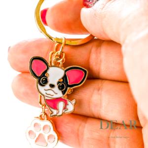 チワワ 犬 キーホルダー 幸運 四つ葉 クロー...の詳細画像3