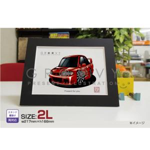 車好き プレゼント 三菱 ランサー エボリューション 10 車 イラスト 2L