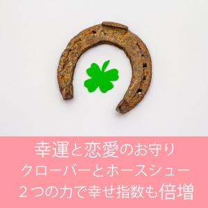 恋愛 金運 ホースシュー 馬 蹄 四つ葉 クロ...の詳細画像2