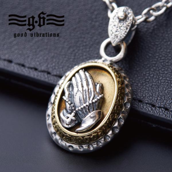 シルバー 925 ネックレス ペンダント トップ ヘッド 祈る手 プレイ ハンド ハンズ マリア シ...