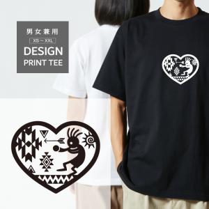 Tシャツ 半袖 月 太陽 ココペリ 開運 金運 恋愛運 メンズ レディース