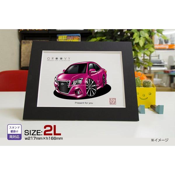 車好き プレゼント トヨタ クラウン アスリート S21# 車 イラスト 2L版 グルービー TOY...