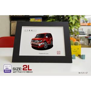 車好き プレゼント トヨタ ハイラックス サーフ 車 イラスト 2L版 グルービー TOYOTA Hilux Surf アート パーツ オーナー グッズ ギフト アクセサリー｜groovys