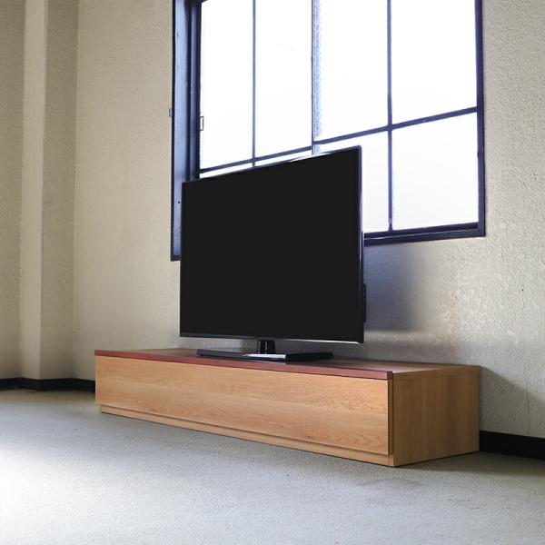 テレビ台 180cm テレビボード ローボード オーク ナチュラル色 木目柄 国産 日本製 硬質シー...