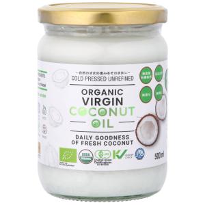 GROVE オーガニック ヴァージンココナッツオイル 500ml 有機JAS認証 無精製・無漂白 コールドプレス