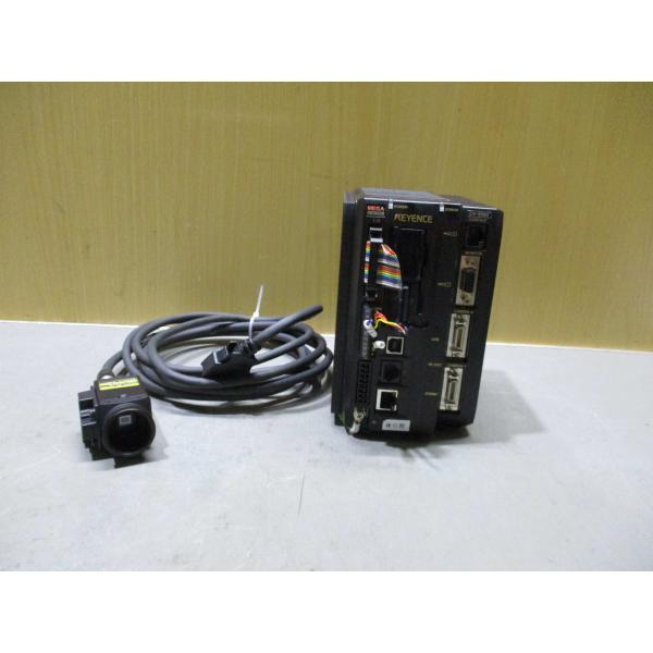 中古 KEYENCE CV-5500 画像処理システム /  CV-H035M COLOR CCD ...