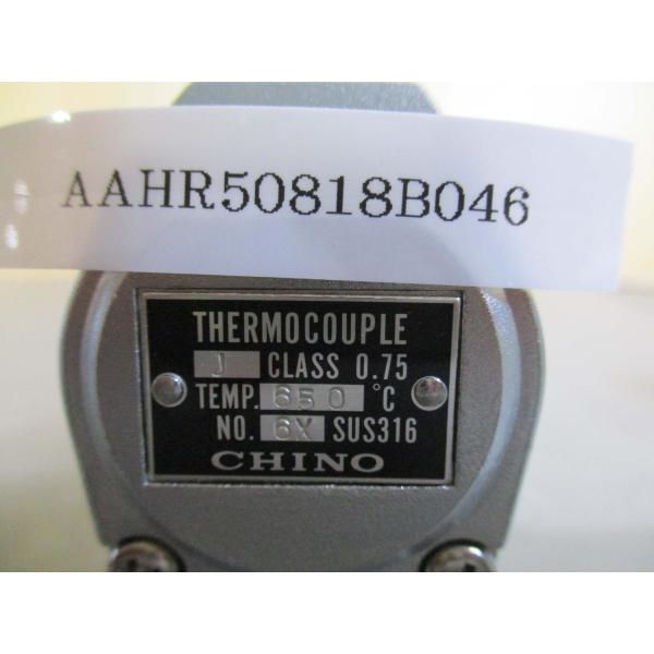 中古 CHINO THERMOCOUPLE TEMPERATURE SENSOR 6X SUS316...