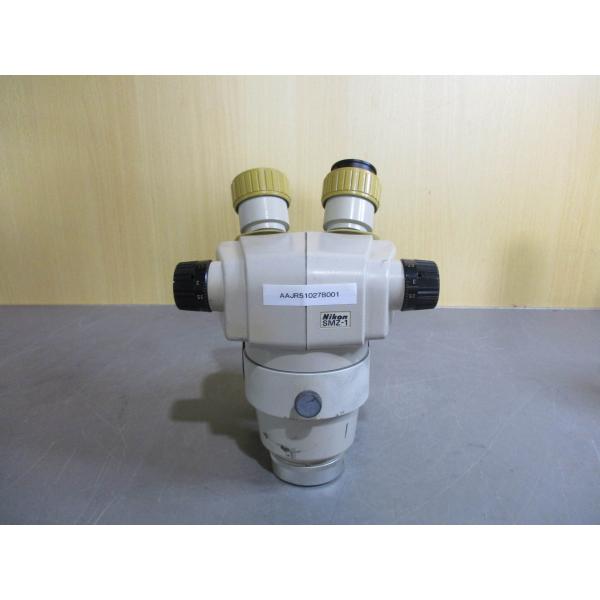 中古 NIKON SMZ-1 C-FMA 20X/12 0.5X 双眼実体顕微鏡  (AAJR510...