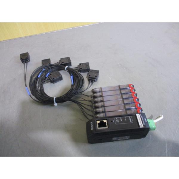 中古 KEYENCE NU-EP1ネットワーク通信ユニット/FS-N40x6 デジタルファイバセンサ...