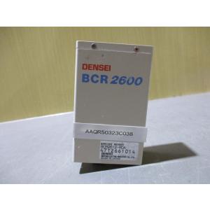 中古 DENSEI BARCODE READER BCR2600 BCR2612-RDA バーコードリーダー(AAQR50323C038)