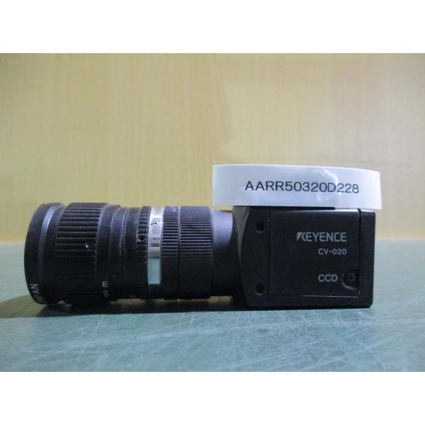 中古KEYENCE CV-020 CCD CAMERA カメラ(AARR50320D228)