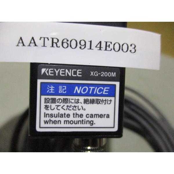 中古 KEYENCE XG-200M/CA-CN5R CAMERA 5m 画像処理システム/F2.8...