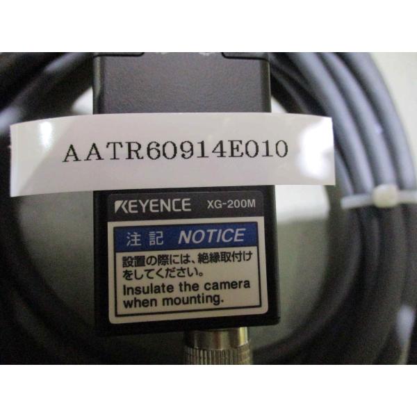 中古 KEYENCE XG-200M/CA-CN5R CAMERA 5m 画像処理システム/F2.8...