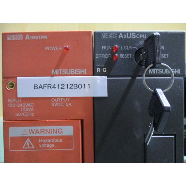 中古 MITSUBISHI ユニット A1S61PN A2USCPU A1SY41(BAFR4121...
