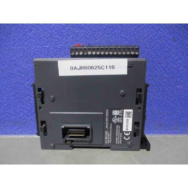 中古 KEYENCE KV-NC4AD A/D変換ユニット 4点タイプ(BAJR60625C116)