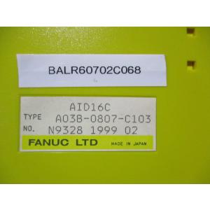 中古 FANUC AID16C A03B-08...の詳細画像1