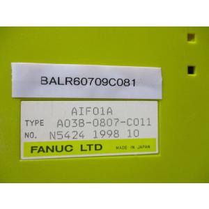 中古 FANUC AIF01A A03B-08...の詳細画像1