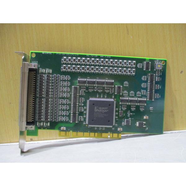 中古 CONTEC PIO-32/32L(PCI)H/XILINX SPARTAN 絶縁型デジタル入...