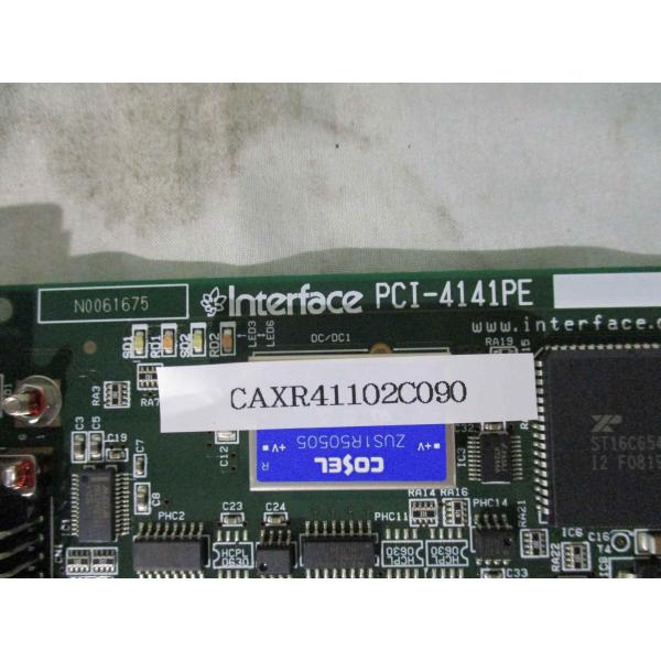 中古 Interface PCI-4141PE チャンネル間絶縁 調歩同期 PCI ボード(CAXR...